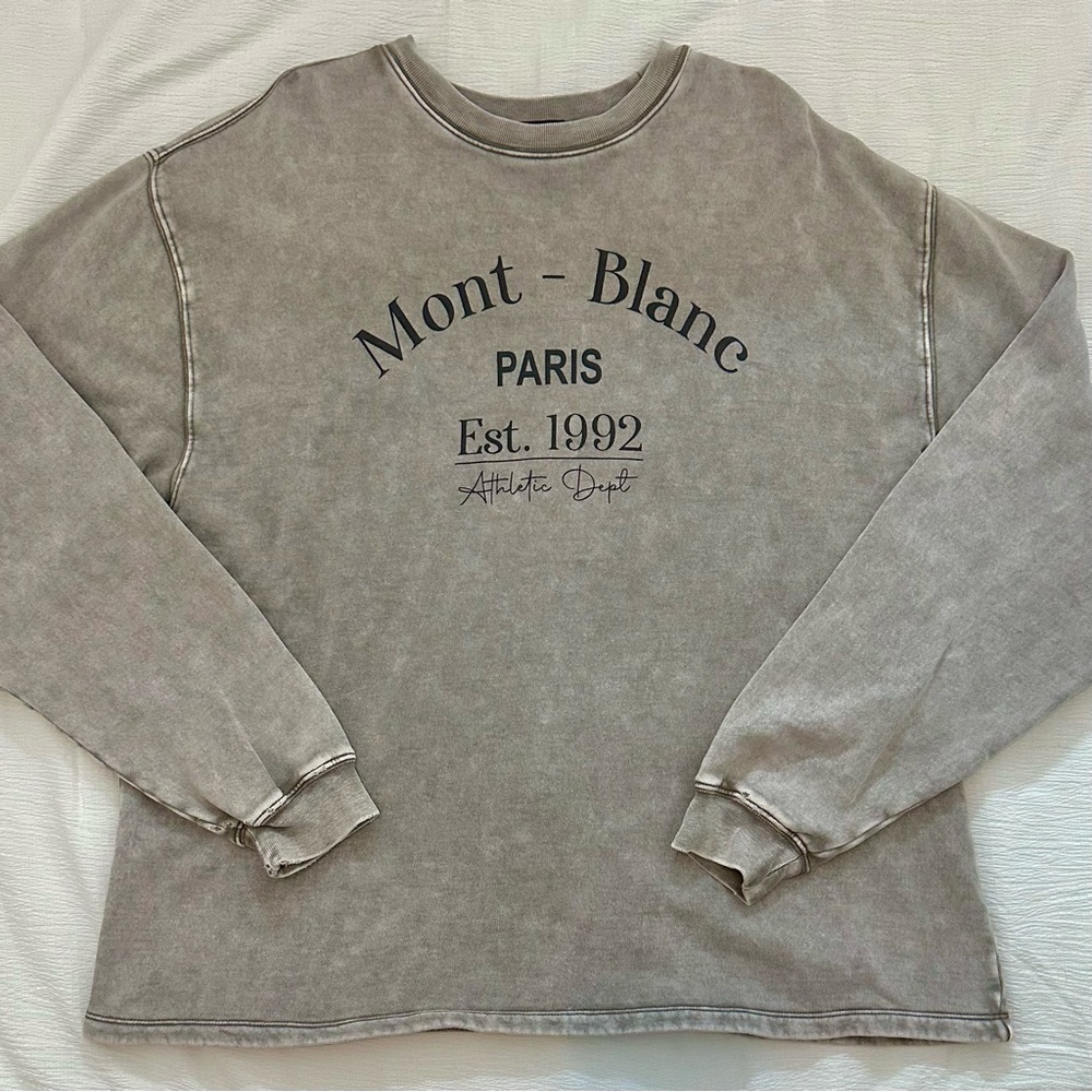 Oversized Crew Neck Sweatshirt